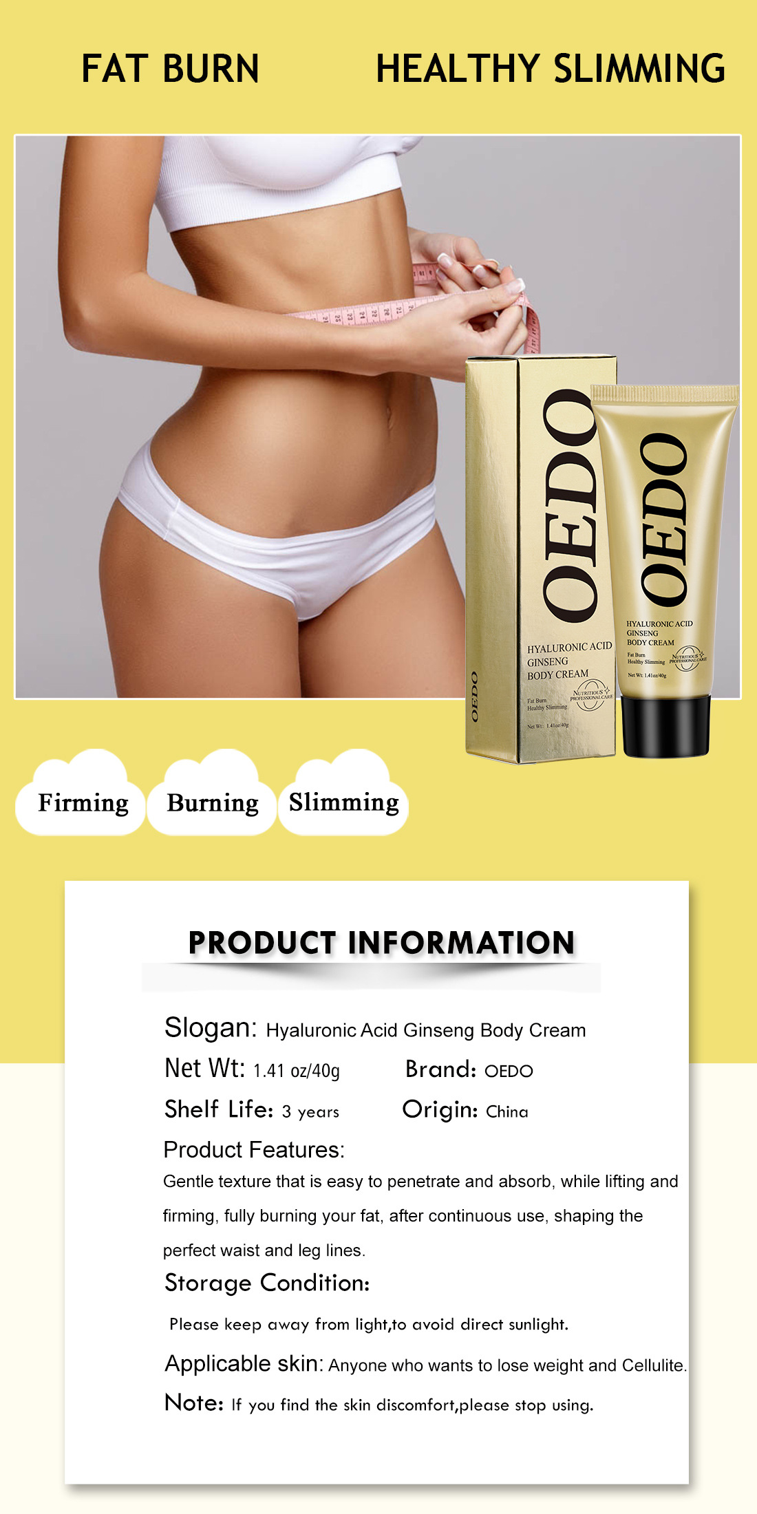 OEDO Slimming Cream Image 1
