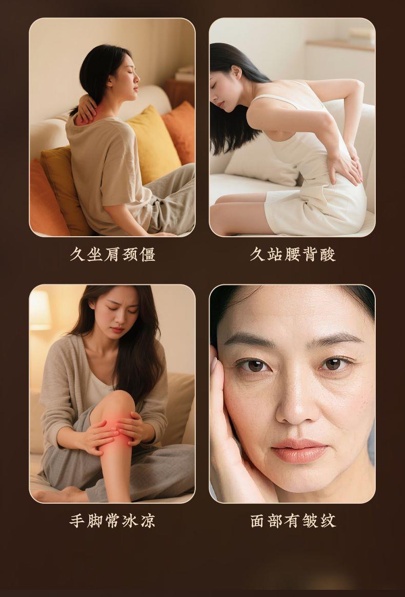 Facial Moxa Stone Moxibustion Jar Peach Blossom Facial Warming Tool Home Spa Beauty Kit with Moxa Sticks key features