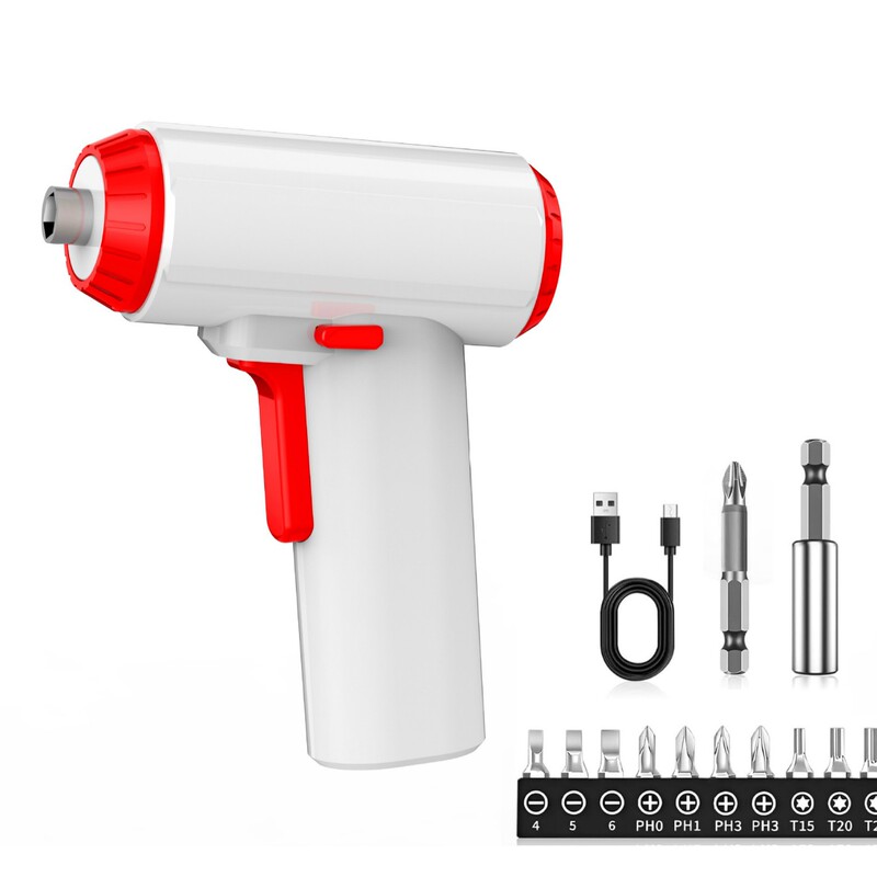 Xiaomi 6Nm High-Torque Electric Screwdriver with Metal Gearbox and Rechargeable Gun-Type Electric Drill