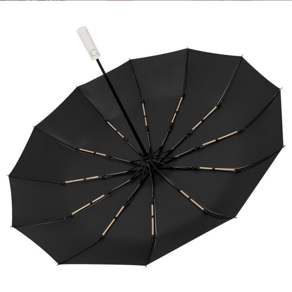 Automatic umbrella solar-powered