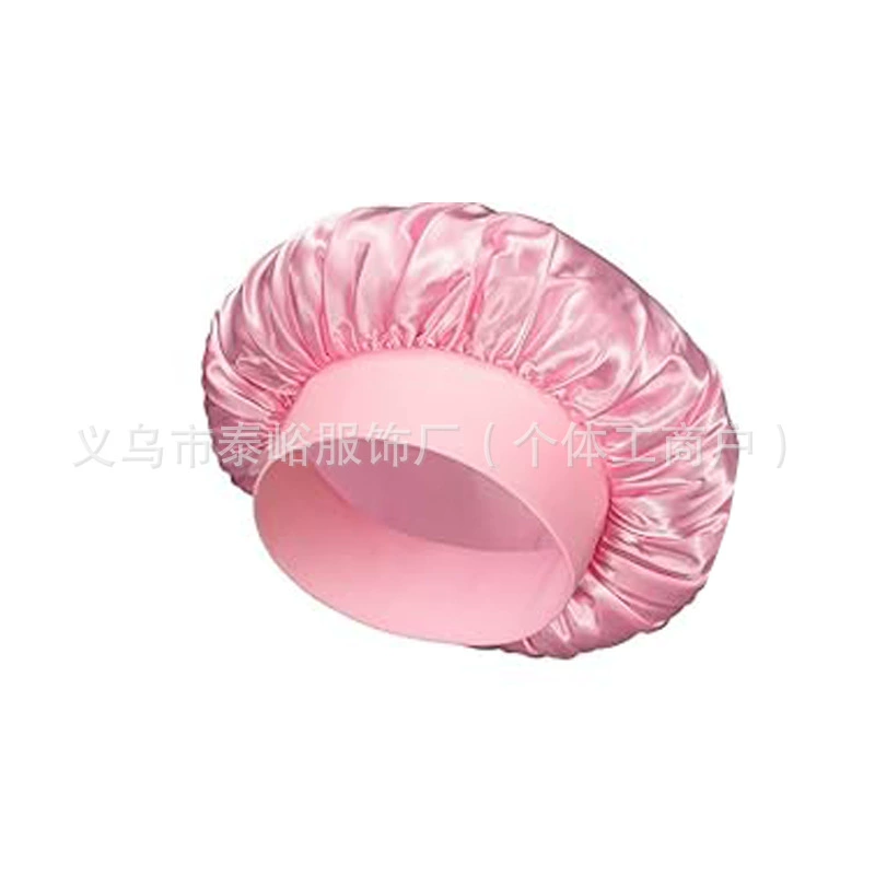 Elastic Nightcap Shower Bonnet, Sedin + Elastic Fabric, Soft Breathable, One Size