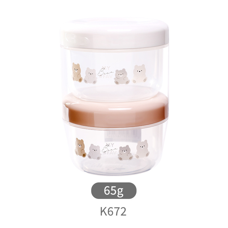 160ml * 2 라운드 신선 보관 상자