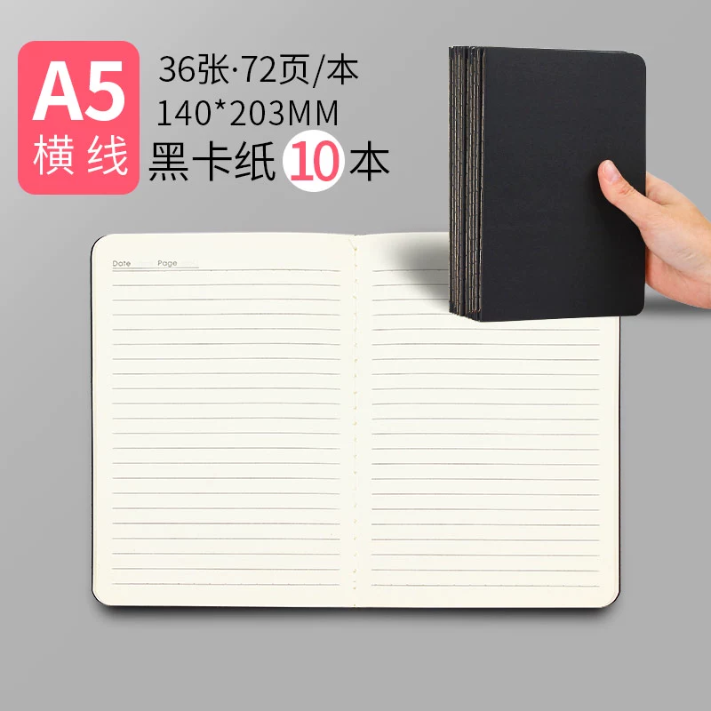 Leather laptop, book for students, practice for teaching maths, increased thickness