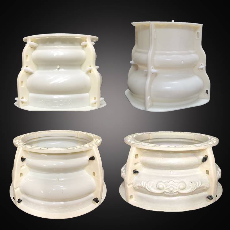 罗马柱圆柱模具柱脚模型底座柱头水泥制品加厚塑料别墅建筑模板跨