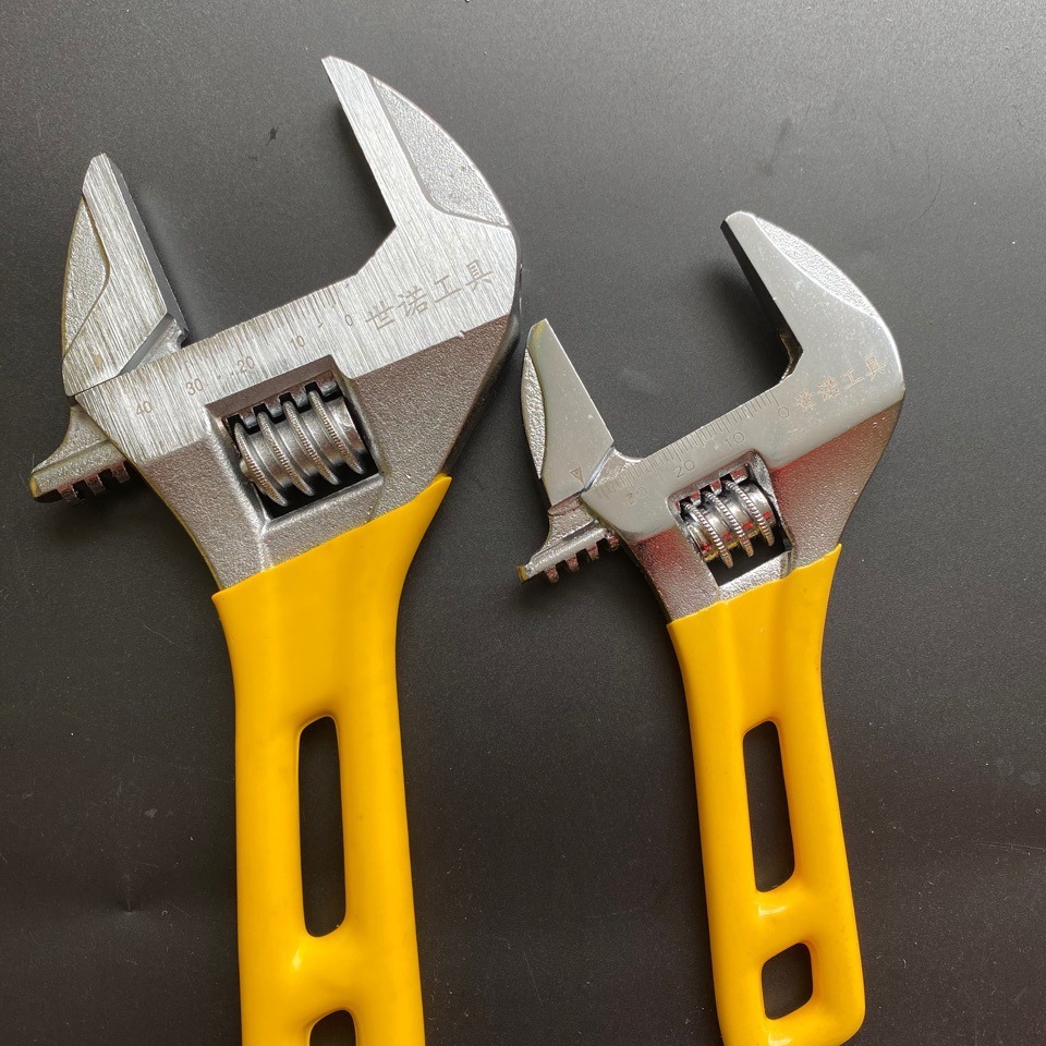 轻型活扳手张口34和44长度150和200卫浴扳手五金工具批发开口扳手