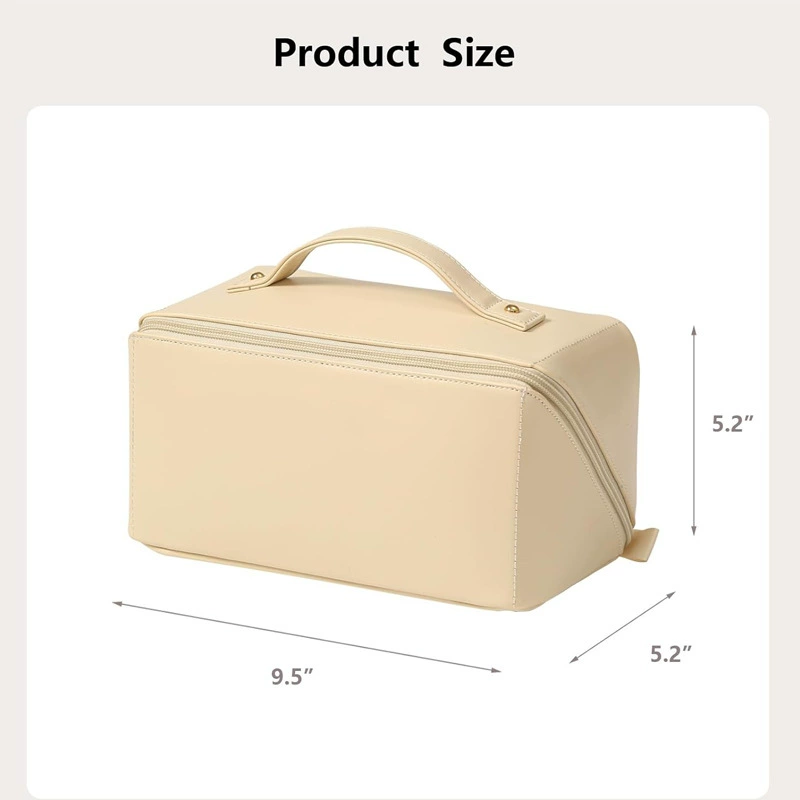 Cosmetic bag for traveling, shoulder bag, dressing table, storage system, handle