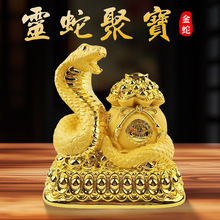 十二生肖蛇摆件灵蛇聚宝招财存钱罐创意保险公司活动促销礼品批发