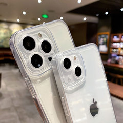 アップル15proエンジェルアイ透明携帯ケース11精孔Xレンズ全包iphone13保護カバー12