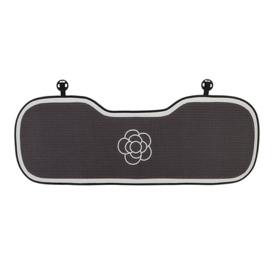 Car Headrest Waist Pillow, Headrest - white-edge-camellia-cushion-rear-row