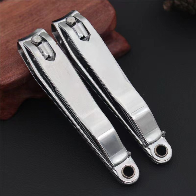 Factory stainless steel nail clippers 0818 large nail scissors rotate 360 degree nail clippers nail tools with file