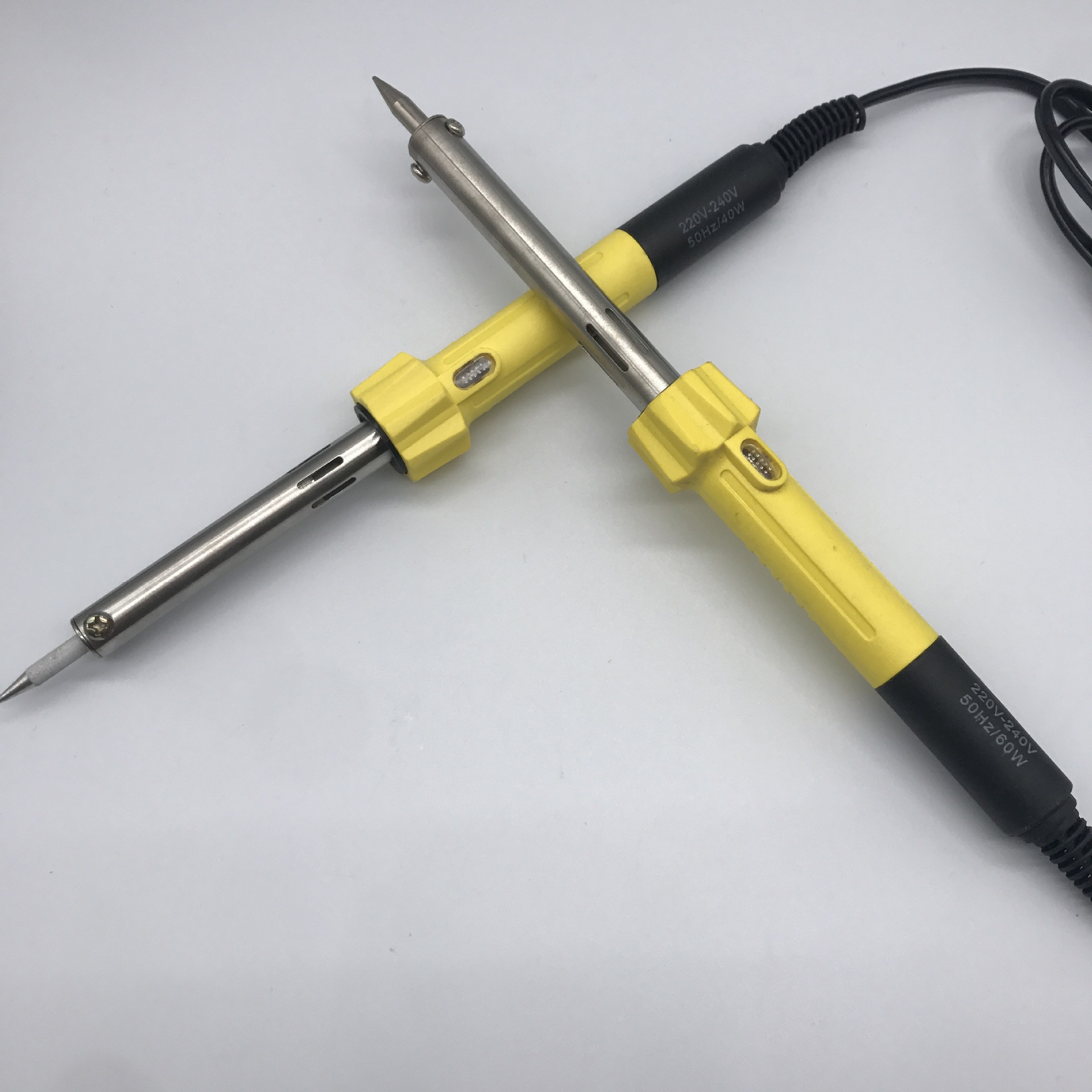 厂家源头电烙铁外热式尖头带指示灯30W/40W/60W套装配件