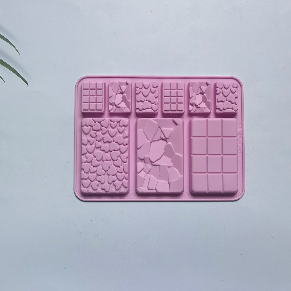 Silicone tamaño piezas de amor 171 chocolate molde de silicona molde de postre molde de hielo para hornear pastel de arroz