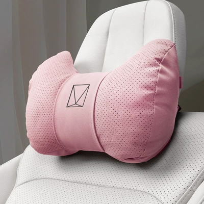 Avita 06/07/12 Car Headrest Neck Pillow Seat Back Cushion Car Lumbar Support Waist Protection Interior Supplies (Waist support) - horn-style-sakura-pink-avita-headrest-set