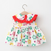 Summer clothing, sleevless dress, children's clothing, wholesale, western style, Korean style, flowered