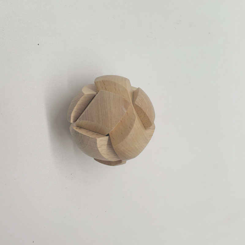 Juguetes intelectuales: Rompecabezas de mortaja y tenón de madera de haya, tipo Candado Kongming y Candado Luban, para alivio del estrés de estudiantes, juego completo, venta al por mayor. image 56