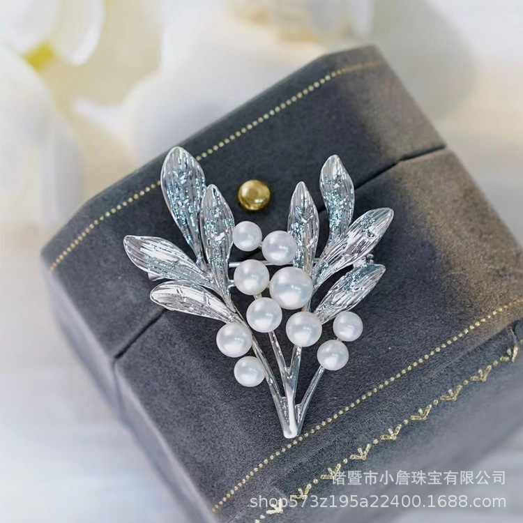 크리스탈 플라워 코사지