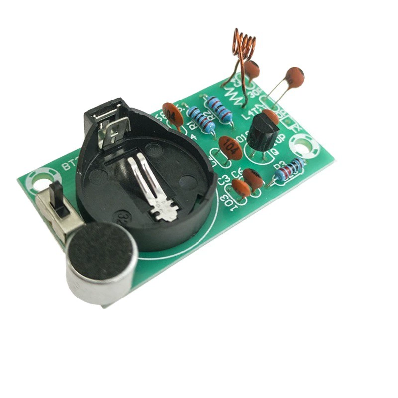 Простой FM беспроводной микрофонный передатчик DIY электронный комплект печатная плата сварочная Практика Учебные производственные детали