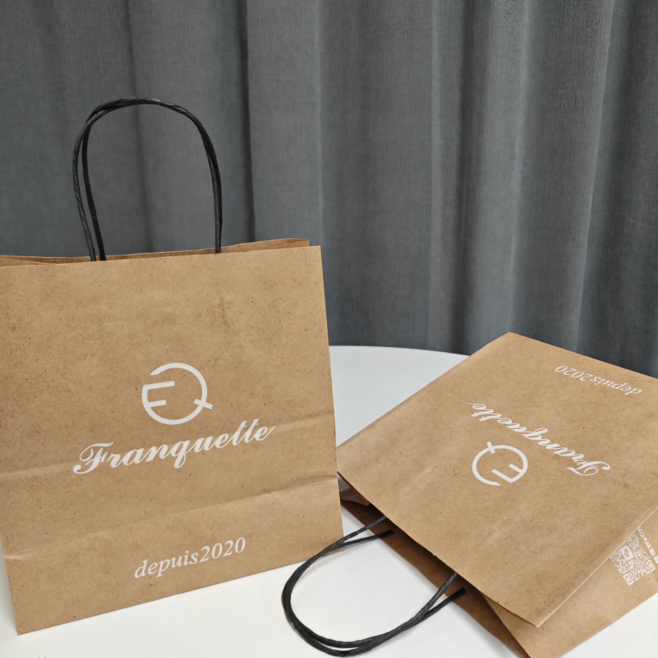 食品打包袋烘焙手提袋牛皮纸手提袋可印刷logo外卖手提袋包装袋