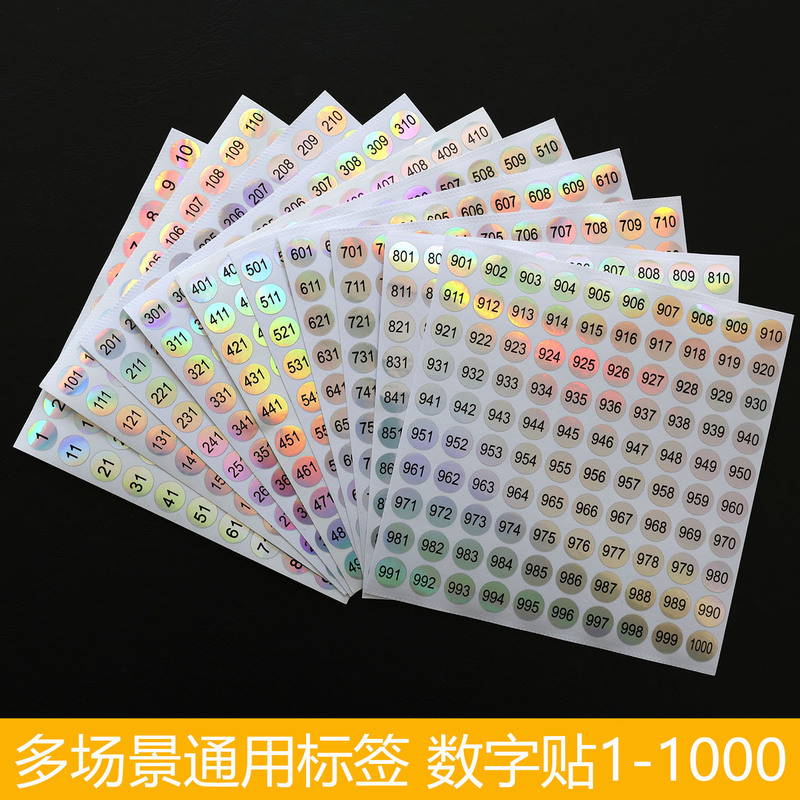 Nail Polish Gel Bottle Number Stickers, Cup Number Stickers, 1cm Round Laser Label Stickers, Album Labels Nail Polish Gel Bottle Number Stickers, Cup Number Stickers, 1cm Round Laser Label Stickers, Album Labels