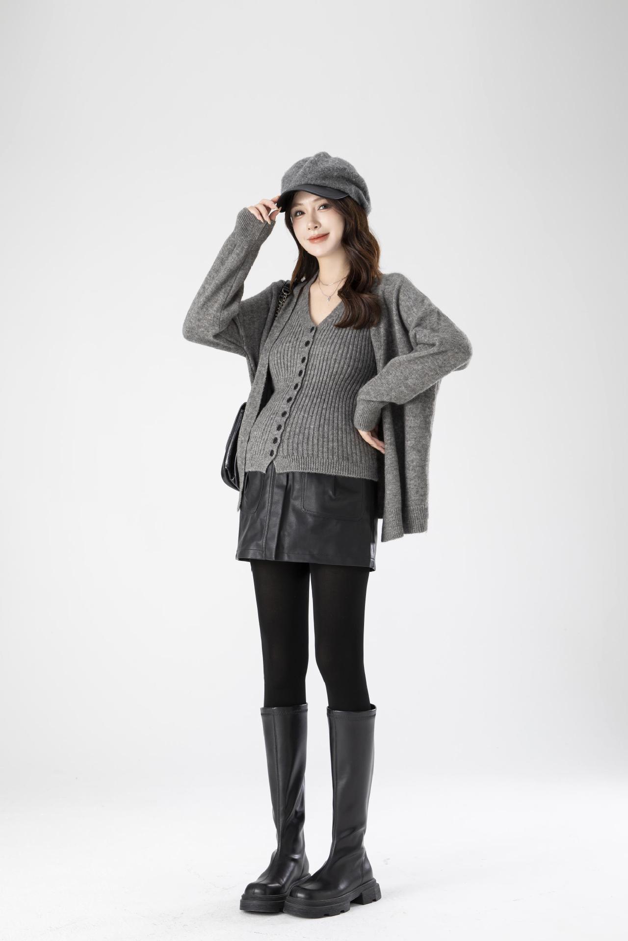 Black (1952 four seasons velvet non-adjustable) / free size (40.00 kg-75.00 kg
