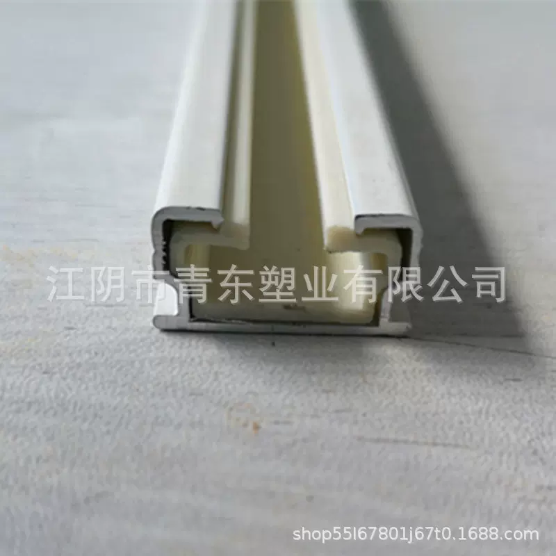铝合金复合消音直轨 工程家装飘窗用小型滑轨 窗帘轨道生产厂家