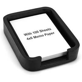 木质便签收纳盒办公桌回形针夹子整理盒名片盒餐厅装饰抽纸盒托盘