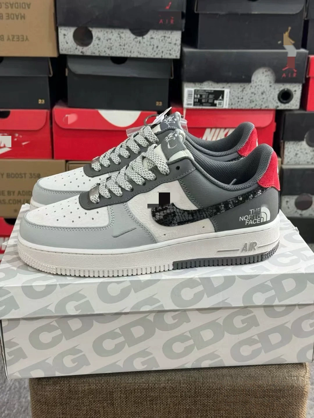 Путиан чистый оригинал Air Force 1 Air Force 1 с двумя соединами крючками цвет хлеба низкие кроссовки осень и зима для мужчин и женщин
