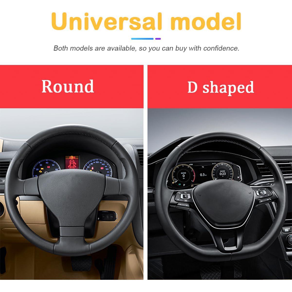 Factory Direct Sales Cross-Border Colorful Rhinestone Car Steering Wheel Cover, Leather Three-Dimensional Interior Handle Cover Without Inner Ring