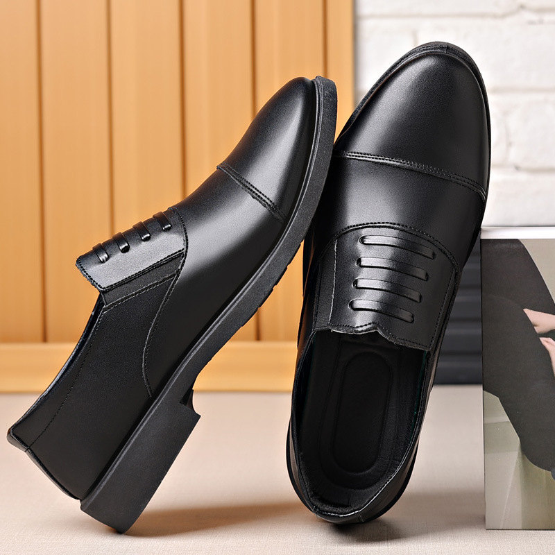 Cuero de vaca primavera y otoño inglés casual de negocios zapatos de cuero zapatos de hombre zapatos al por mayor zapatos casuales zapatos trajes