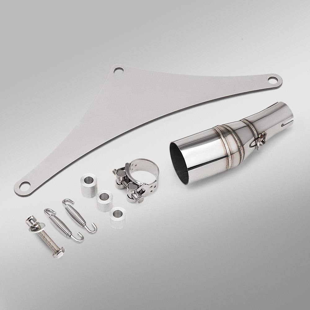 Guangyang SaiTeng 250 300 stainless steel mid-section exhaust pipe and tail-section muffler set CT250 modified mid-section