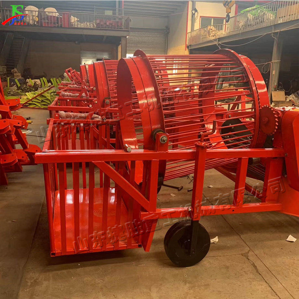 Máquina de recuperación de película residual de superficie tractor tipo limpiador de película de pavimentación de suspensión máquina de recolección de película hidráulica automática de tierras agrícolas