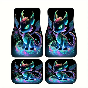 Jit Urgent Purchase of Upper Layer Protection Main Driver's Foot Mats for Cars, Cross-Border Temu Printed Wear-Resistant Universal Car Foot Mats