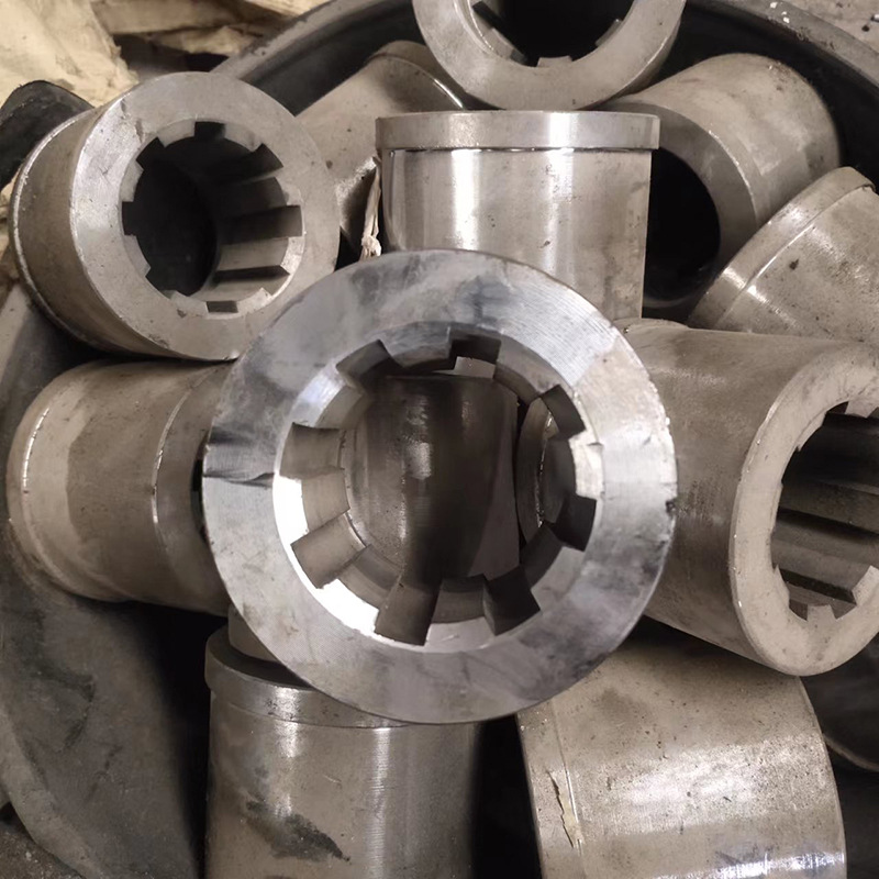 批发齿轮轴花键轴大型机械传动配件非标齿轮轴自由锻内花键齿轮轴