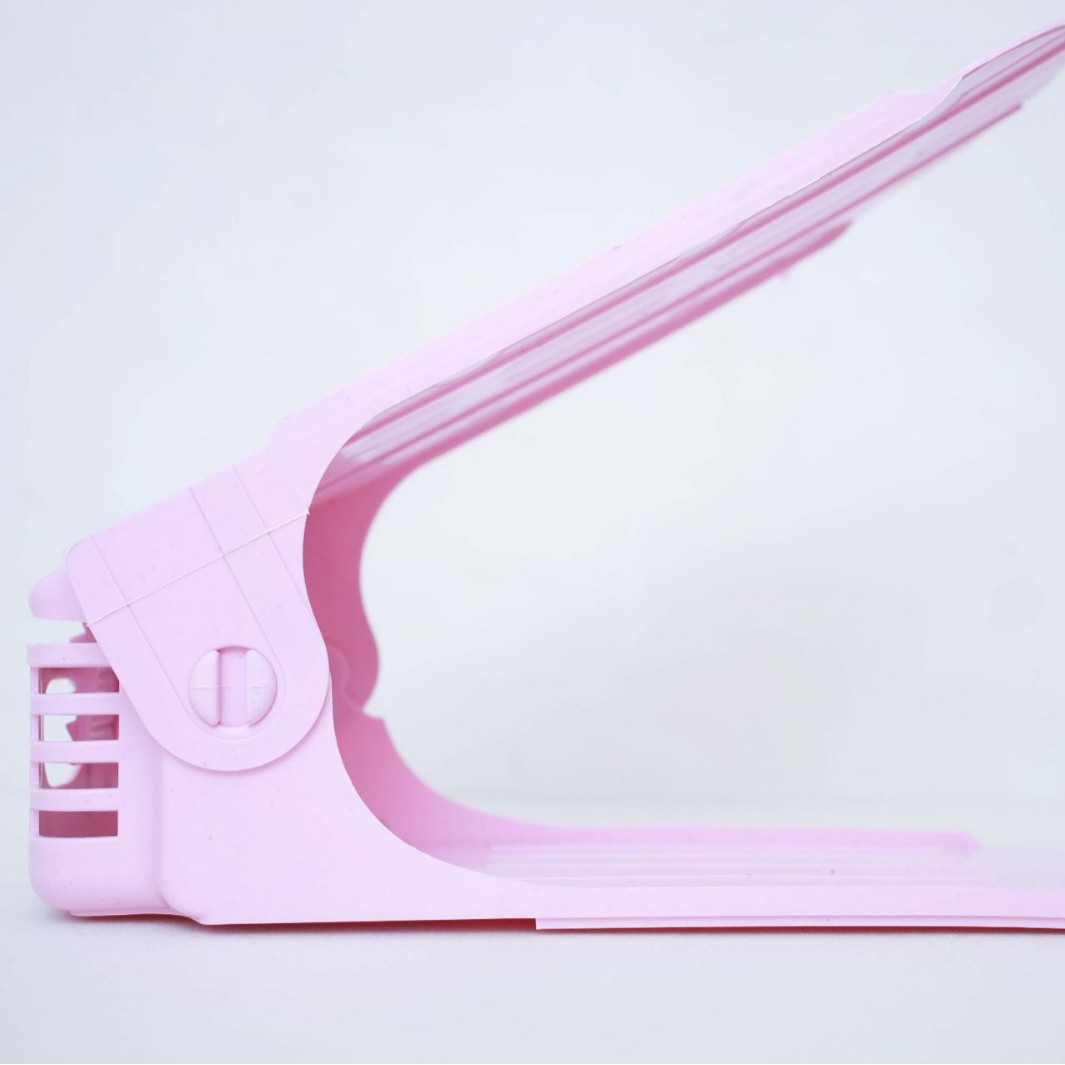 Soporte de zapatos de doble capa simple hogar dormitorio zapato almacenamiento artefacto de ahorro de espacio soporte de zapato ajustable gabinete de zapatos