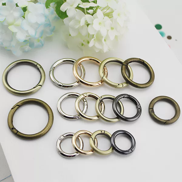 Air Bag Buckle Ring Buckle Elastic Open Ring Bronze Spring Ring DIY Luggage Hardware Accessories 51 Accessories