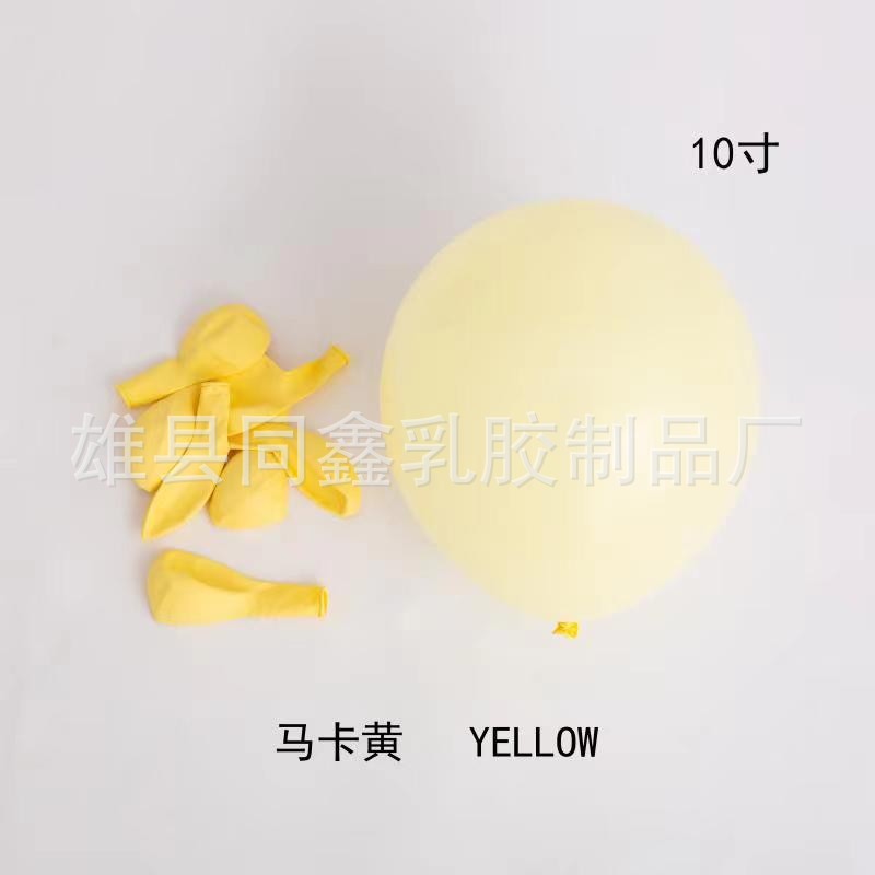 Macarons al por mayor globos de látex gruesos redondos de tamaño completo globos de cumpleaños decoración de globos de boda