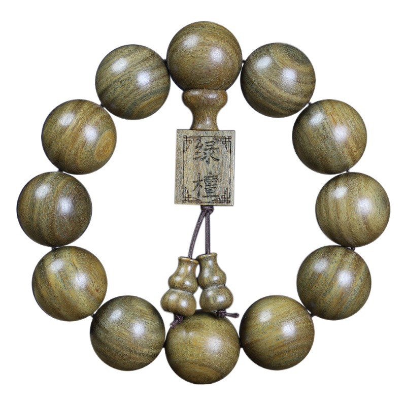 Argentina Green Sandalwood Bracelet Men's Natural Sandalwood Beads 2.0 Women's Bracelet 108 Jade Sandalwood Redwood Play