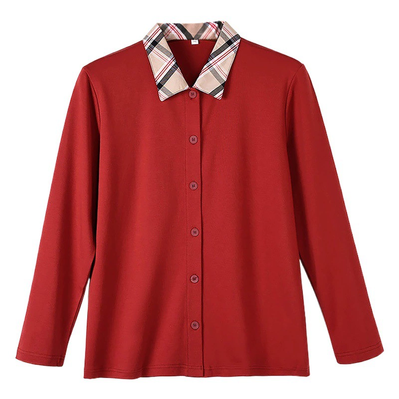 Женский кардиган из чистого хлопка для осени и зимы, теплая одежда для пожилых, хлопковый базовый слой, топ для бабушки, полностью хлопковый, новый стиль для осени и зимы.