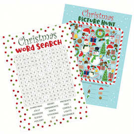 跨境代发款Party Games for Adults Paper Double Sided Word