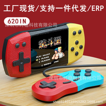 横板F1掌上游戏机620合一怀旧童年益智冒险闯关小屏充电双人跨境