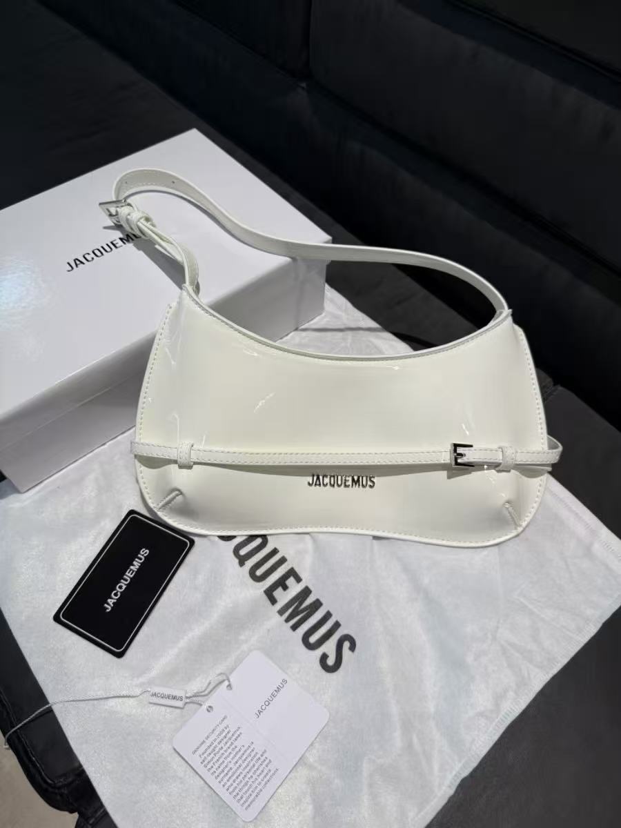 Jacquemus New Lightweight French Vintage Baguette Bag Women's Fashion Shoulder Bag Niche Luxury Underarm Bag - Thumbnail 7