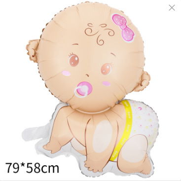 El género revela globo hombres y mujeres revelan baby shower Bienvenido Bebé pastel arreglo par niño o niña película de aluminio globo