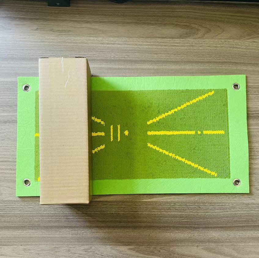 Estera de entrenamiento de golf transfronteriza nueva estera de práctica de pista de swing de golf