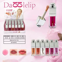 Dazzlelip трансграничное водянистое полупрозрачное масло для губ, увлажняющий блеск для губ, перламутровая зеркальная глазурь для губ