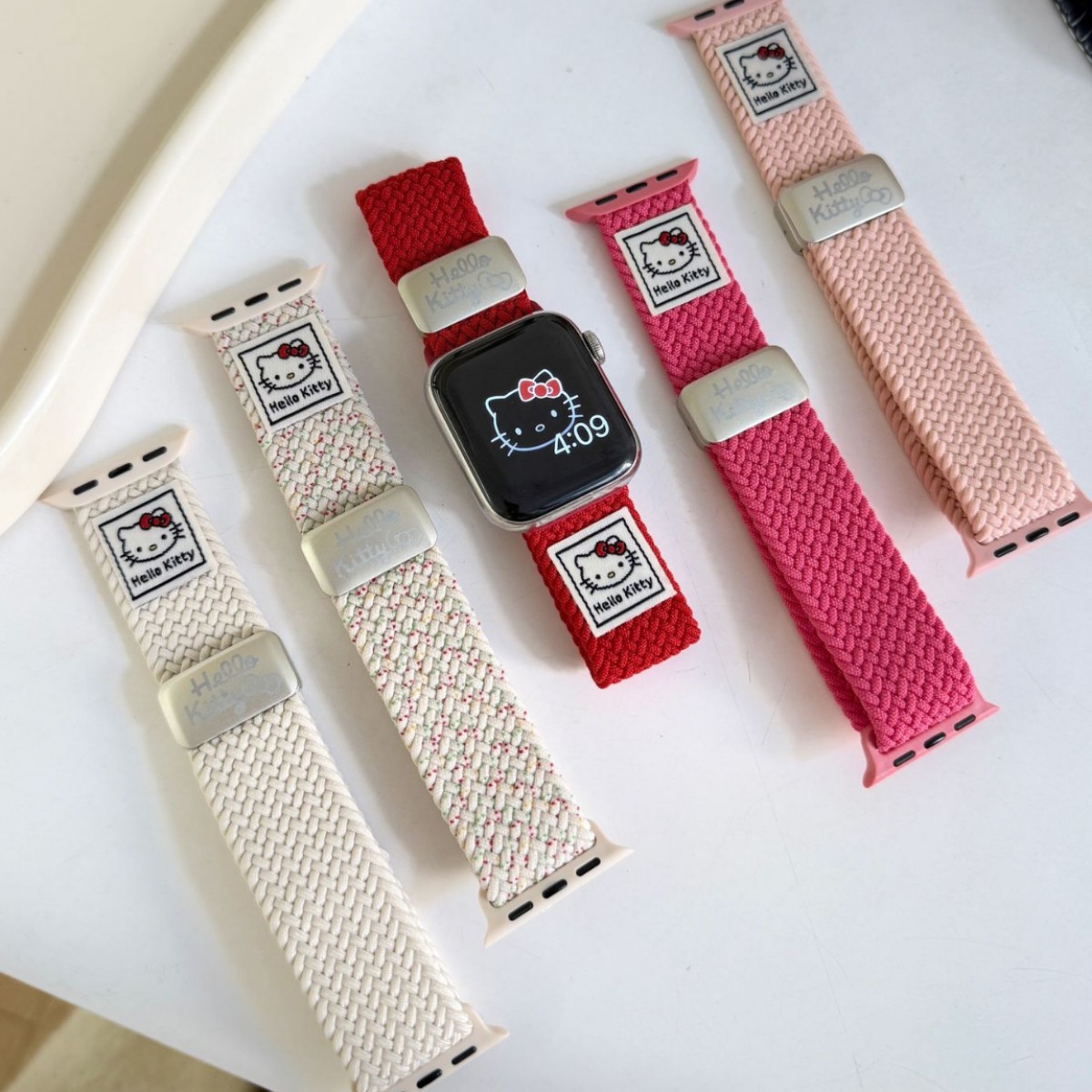 Katie Nylon Magnetic Buckle Woven Watch Strap Is Suitable for Apple Watch Iwatch11 Generation 987654Ultra/Se