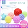 [Can be boiled and chewed] 6-piece set + big red ball + storage box