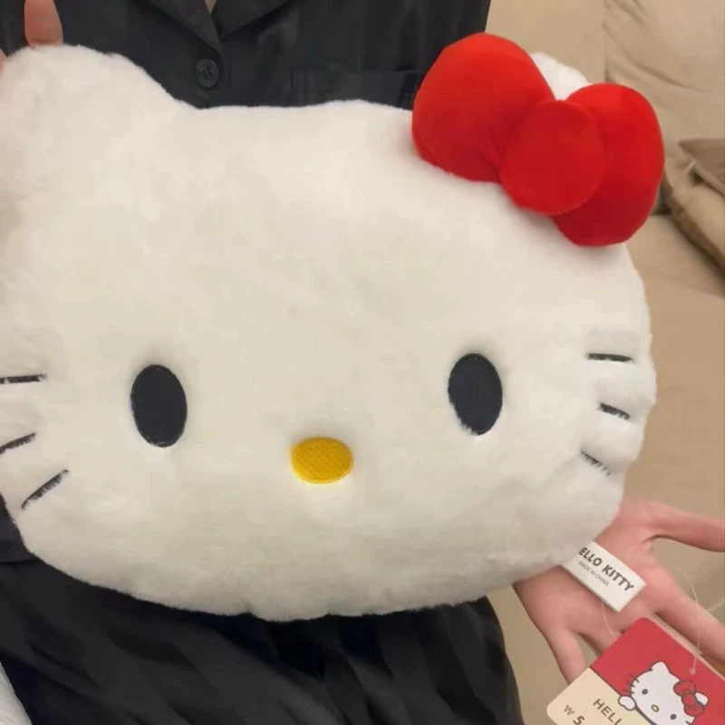 Кошачья голова плюшевая подушка на диван, бельевой подлокотник для автомобиля, nap подушка, день рождения helloki