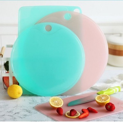 Two-sided Vegetable board household kitchen Chopping board Cutting board Cut fruit chopping block Blades Plastic Square Shape Circular -- On behalf of