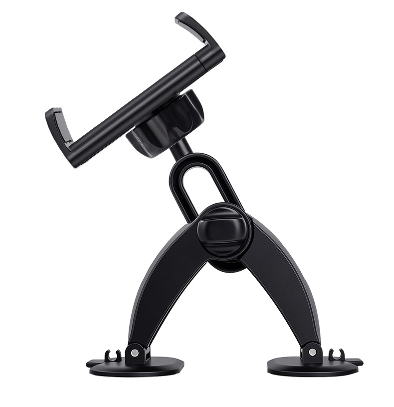 Car Phone Holder for Dashboard Navigation with 17mm Ball Head Curved Adhesive Base Mount
