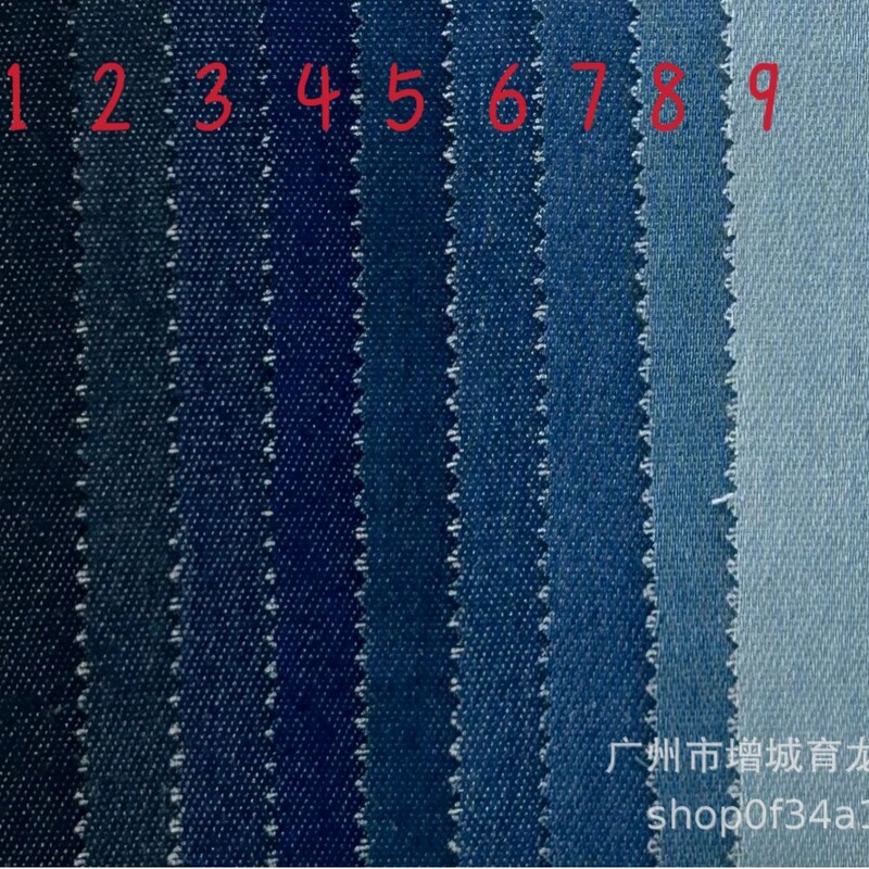 Vintage twill wash-free micro-elastic denim fabric for pants, skirts, and jackets, denim fabric in stock for wholesale Vintage twill wash-free micro-elastic denim fabric for pants, skirts, and jackets, denim fabric in stock for wholesale